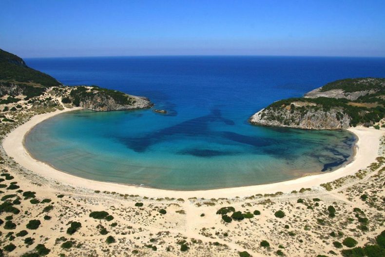 Voidokoilia beach