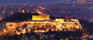 Acropolis view, Athens Greece,