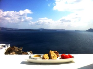 Santorini’s baby tomatoes,